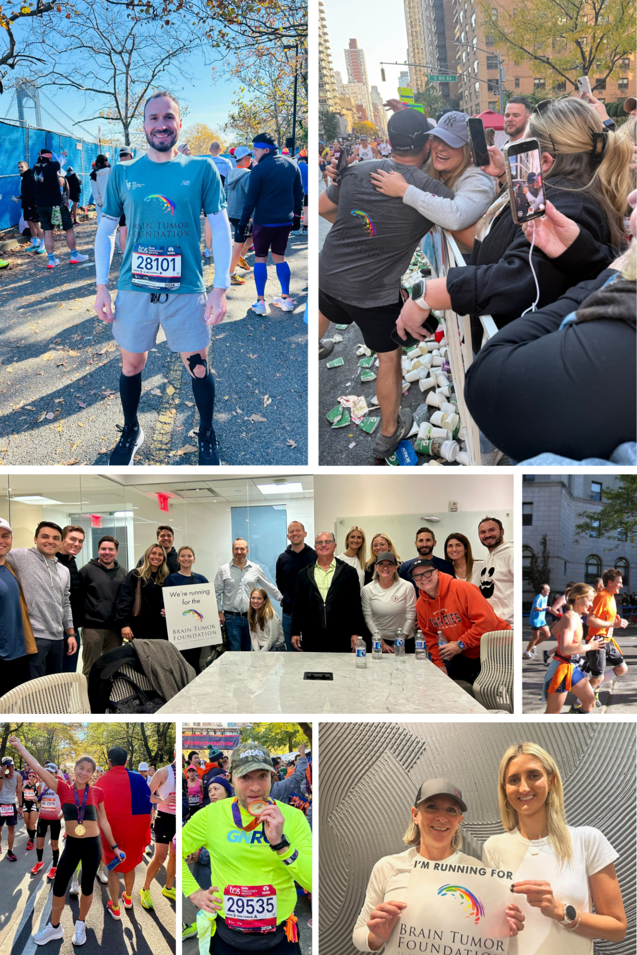 Justin Strada NYC Marathon - Brain Tumor Foundation
